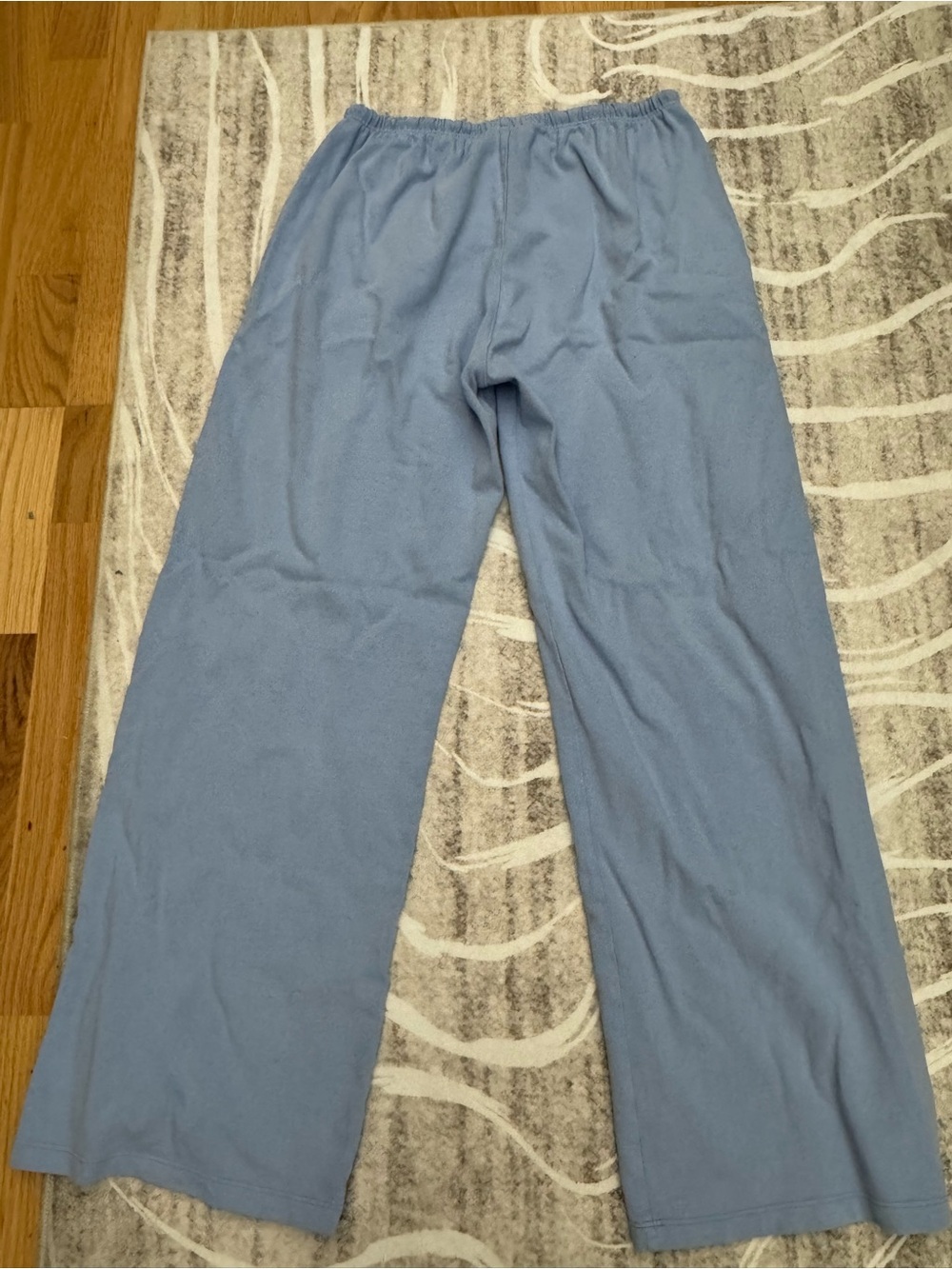 Light Blue Pull-On Lounge Pants
